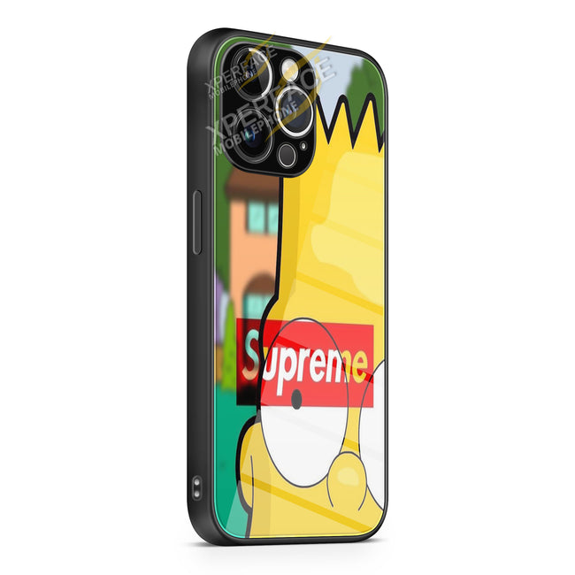 Hypebeast simpson iPhone 15 | iPhone 15 Plus | iPhone 15 Pro | iPhone 15 Pro Max Glass Case cover