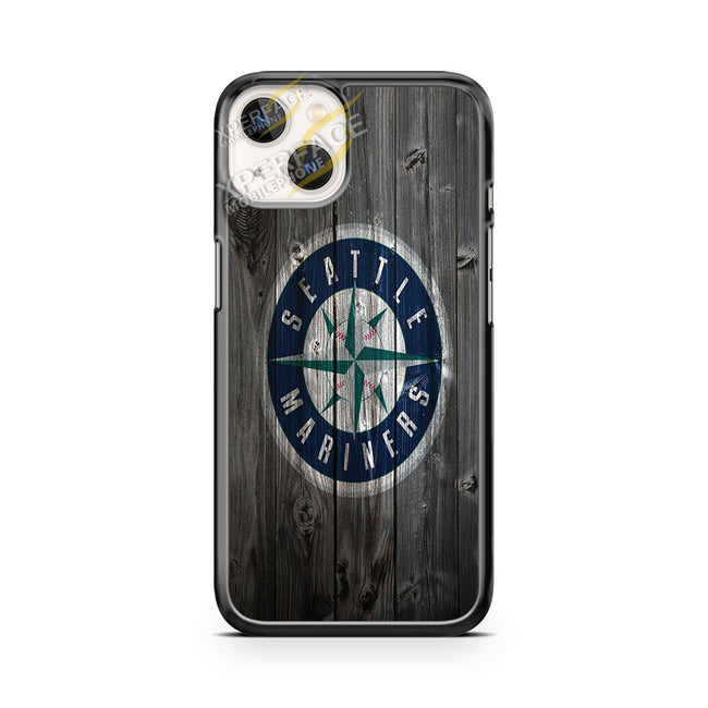 seattle marine wood iPhone 14 Case Cover