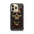 skull entwined with roses iPhone 14 Pro Case Cover