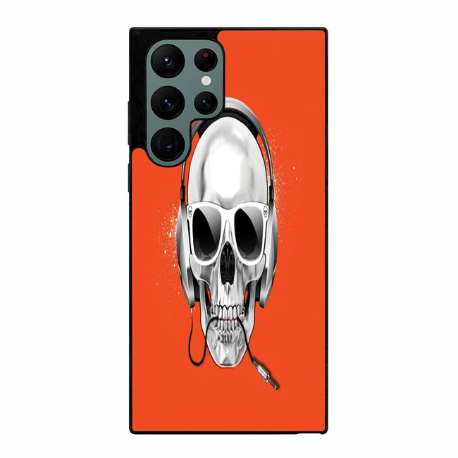 skull mostly orange Samsung Galaxy S23 Ultra | Samsung Galaxy S24 Ultra case