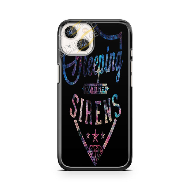 sleeping with sirens multicolored logo iPhone 14 Case Cover