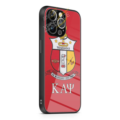 Kappa Alpha Psi red crest iPhone 15 | iPhone 15 Plus | iPhone 15 Pro | iPhone 15 Pro Max Glass Case cover