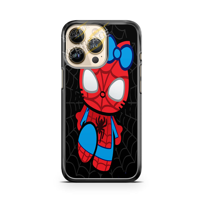 spiderman hello kitty iPhone 14 Pro Case Cover