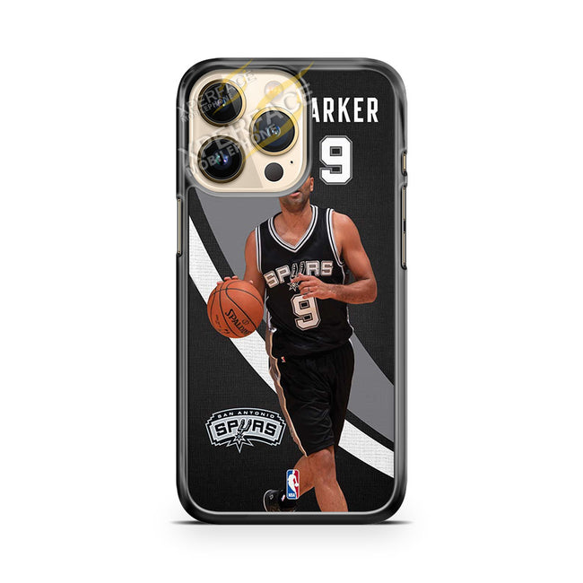 spurs parker #9 iPhone 14 Pro Case Cover