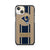 st louis rams logo over stripes iPhone 14 Case Cover