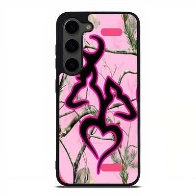 Love Browning Deer Camo Pink Samsung Galaxy S23 Plus | Samsung Galaxy S24 Plus case cover