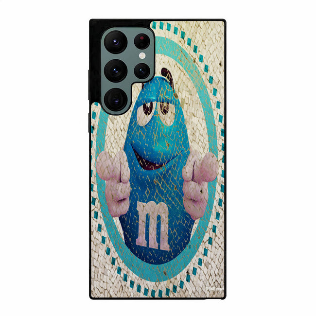 M&M's Blue Character Samsung Galaxy S23 Ultra case cover