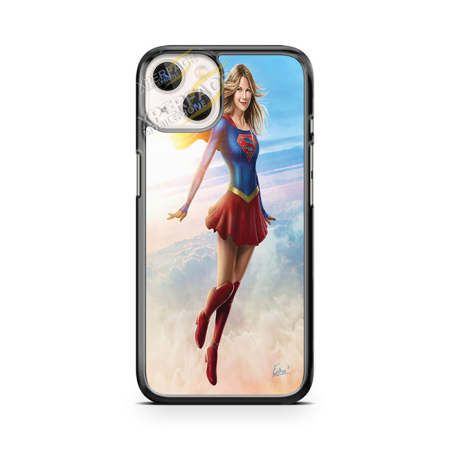 supergirl clouds iPhone 14 Plus Case Cover