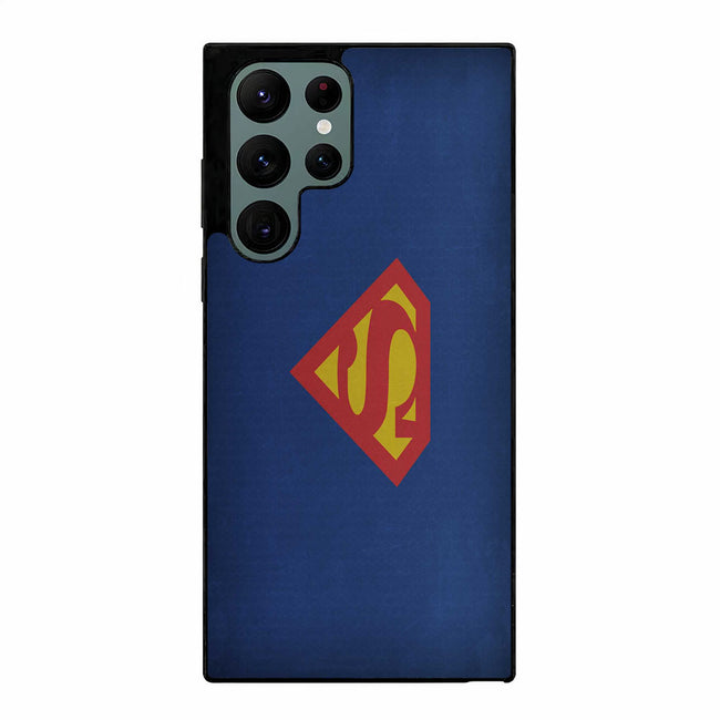 superman logo on blue Samsung Galaxy S23 Ultra | Samsung Galaxy S24 Ultra case