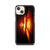 superman symbol red lighting effect iPhone 14 Case Cover