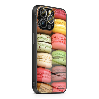 Macaron Cookie Cute Rainbow iPhone 15 | iPhone 15 Plus | iPhone 15 Pro | iPhone 15 Pro Max Glass Case cover