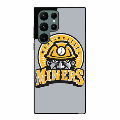 MADISONN VILLE MINER BASEBALL LOGO GRAY Samsung Galaxy S23 Ultra case cover