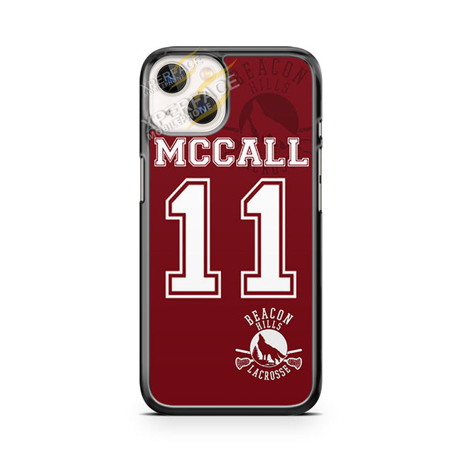 teen wolf mccall lacrosse jersey iPhone 14 Plus Case Cover