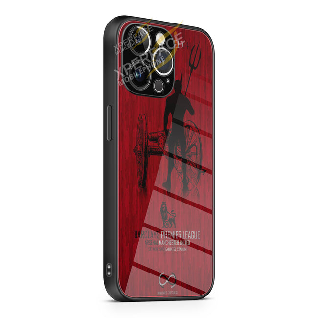 Manchester United BLP iPhone 15 | iPhone 15 Plus | iPhone 15 Pro | iPhone 15 Pro Max Glass Case cover