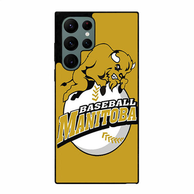 MANITOBA BASEBALL LOGO GOLD Samsung Galaxy S23 Ultra case cover