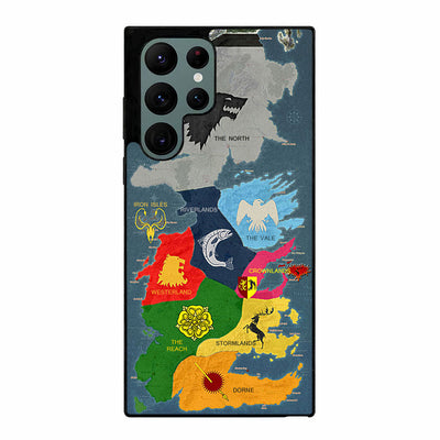 Map Game of Thrones 2 Samsung Galaxy S23 Ultra case cover