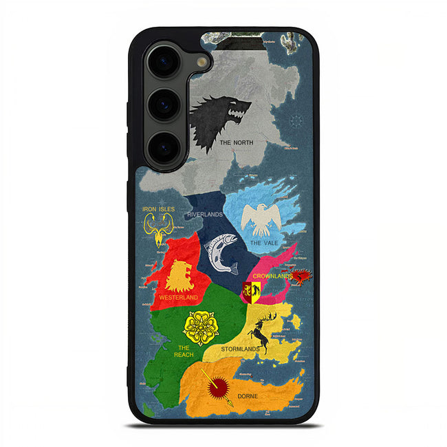 Map Game of Thrones 2 Samsung Galaxy S23 Plus | Samsung Galaxy S24 Plus case cover