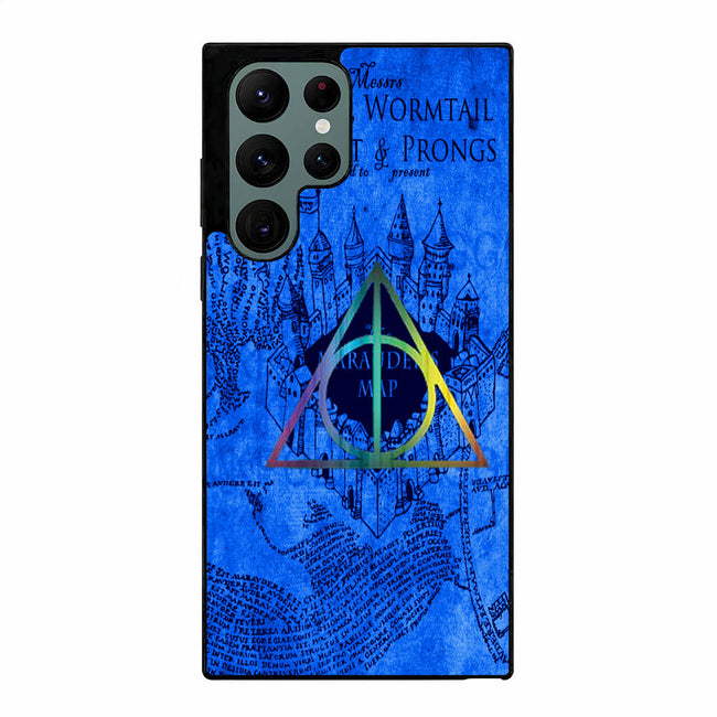 MARAUDERS MAP DEATHLY HALLOWS Samsung Galaxy S23 Ultra case cover