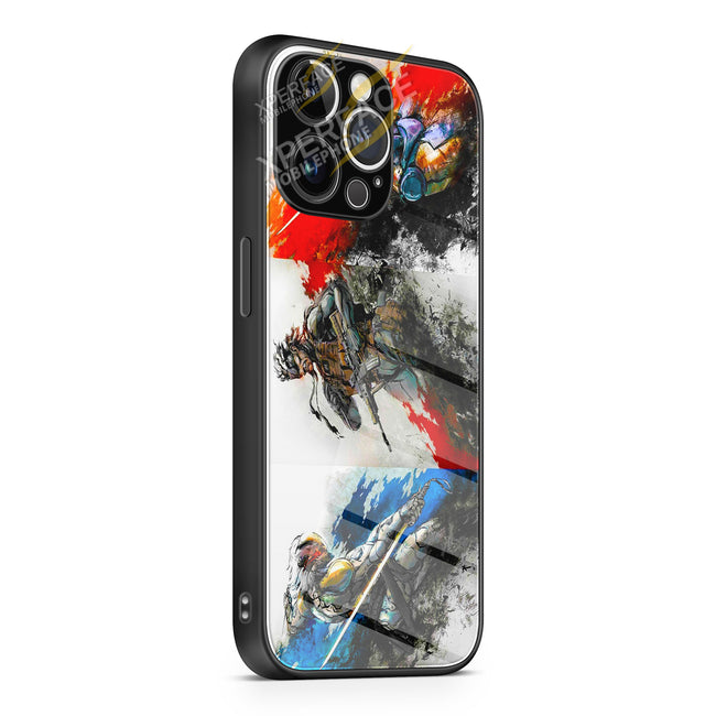 Metal Gear Solid Rising iPhone 15 | iPhone 15 Plus | iPhone 15 Pro | iPhone 15 Pro Max Glass Case cover