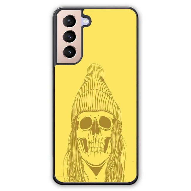 yellow skull Samsung galaxy S21 Plus case - XPERFACE