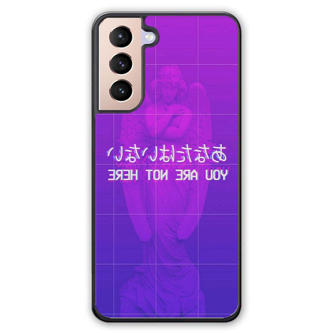 you are not here vaporwave Samsung galaxy S21 case - XPERFACE