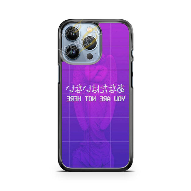 you are not here vaporwave iPhone 13 Pro case - XPERFACE
