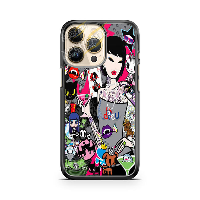 tokidoki collage iPhone 14 Pro Case Cover