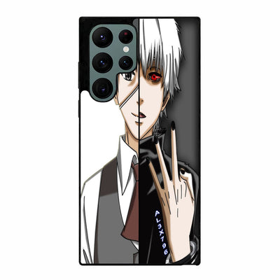 tokyo ghoul cartoon ken kaneki two faces Samsung Galaxy S23 Ultra | Samsung Galaxy S24 Ultra case