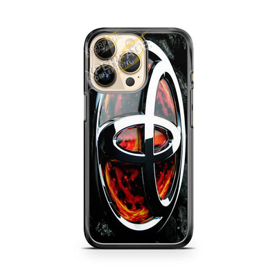 toyota logo chrome iPhone 14 Pro Case Cover