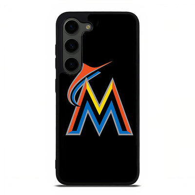 MIAMI MARLINS BASEBALL LOGO BLACK Samsung Galaxy S23 Plus | Samsung Galaxy S24 Plus case cover