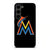 MIAMI MARLINS BASEBALL LOGO BLACK Samsung Galaxy S23 Plus | Samsung Galaxy S24 Plus case cover