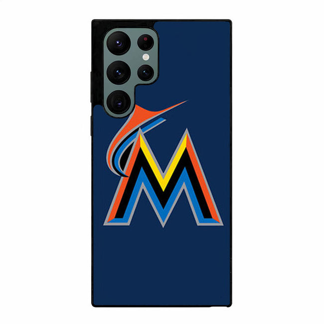 MIAMI MARLINS BASEBALL LOGO BLUE Samsung Galaxy S23 Ultra case cover