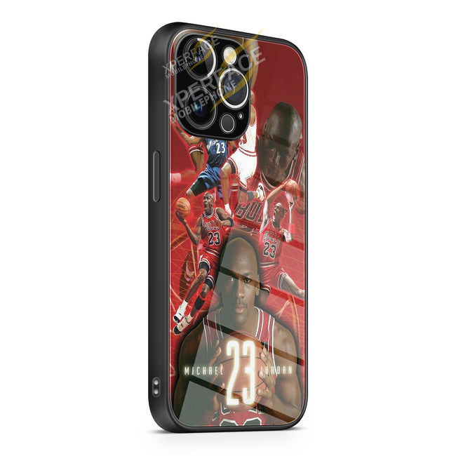 michael jordan 23 bulk iPhone 15 | iPhone 15 Plus | iPhone 15 Pro | iPhone 15 Pro Max Glass Case cover