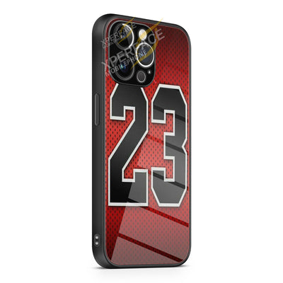 michael jordan 23 number iPhone 15 | iPhone 15 Plus | iPhone 15 Pro | iPhone 15 Pro Max Glass Case cover