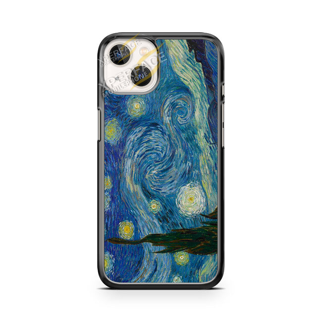 van gogh starry nite crop iPhone 14 Case Cover