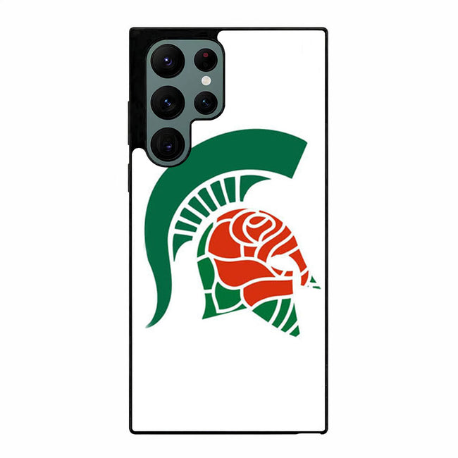 Michigan Spartan Roses Samsung Galaxy S23 Ultra case cover