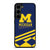 Michigan Wolverines (logo blue yellow Samsung Galaxy S23 Plus | Samsung Galaxy S24 Plus case cover