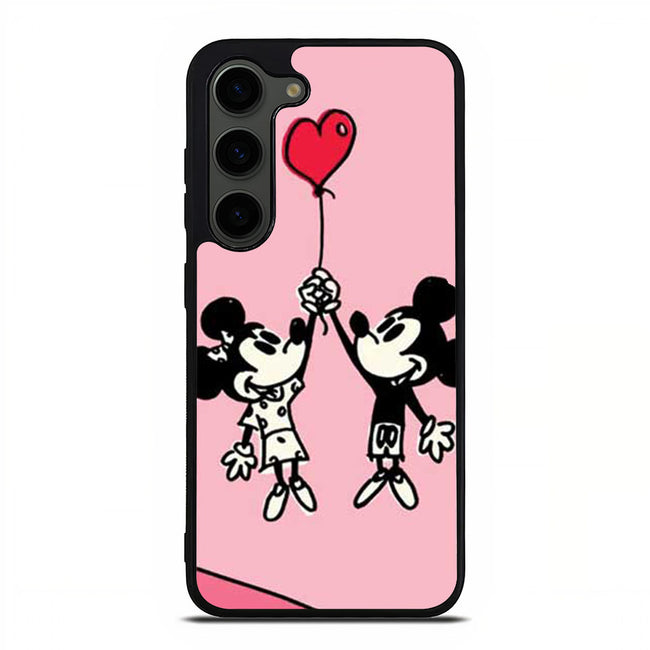 Mickey And Minnie valentine pink Samsung Galaxy S23 Plus | Samsung Galaxy S24 Plus case cover