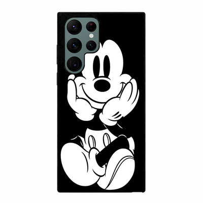 Mickey Mouse Black White Samsung Galaxy S23 Ultra case cover