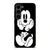 Mickey Mouse Black White Samsung Galaxy S23 Plus | Samsung Galaxy S24 Plus case cover