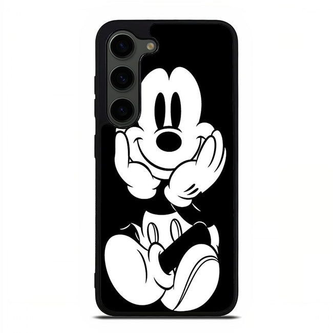 Mickey Mouse Black White Samsung Galaxy S23 Plus | Samsung Galaxy S24 Plus case cover