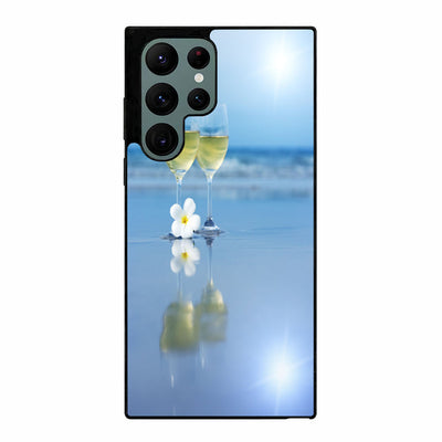 wine wht on beach Samsung Galaxy S23 Ultra | Samsung Galaxy S24 Ultra case