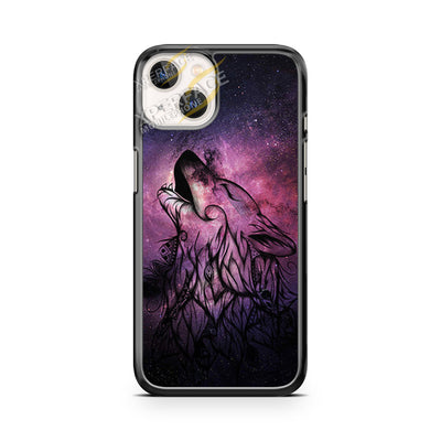 wolf dream catcher galaxy 1 iPhone 14 Case Cover