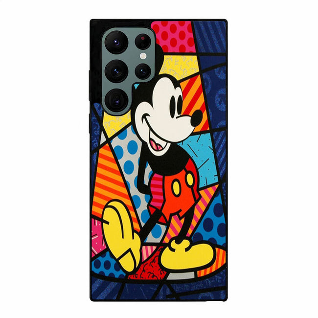 Mickey Mouse Romero Britto 2 Samsung Galaxy S23 Ultra case cover