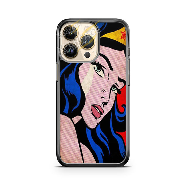 wonder woman pop art iPhone 14 Pro Case Cover