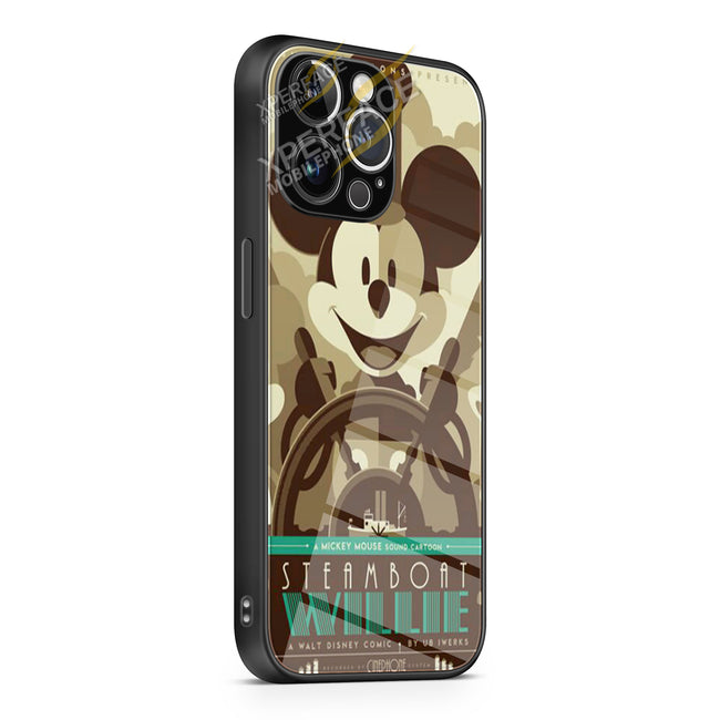 Mickey Mouse iPhone 15 | iPhone 15 Plus | iPhone 15 Pro | iPhone 15 Pro Max Glass Case cover