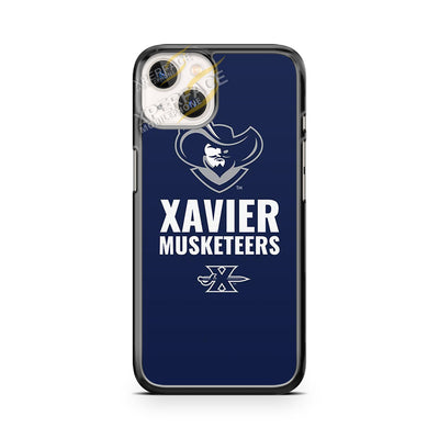 xavier musketeers mascot blue iPhone 14 Plus Case Cover