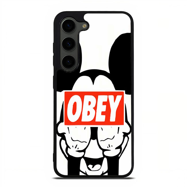 Mickey obey Style 2 Samsung Galaxy S23 Plus | Samsung Galaxy S24 Plus case cover