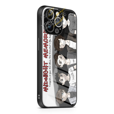 midnight memories cartoon iPhone 15 | iPhone 15 Plus | iPhone 15 Pro | iPhone 15 Pro Max Glass Case cover