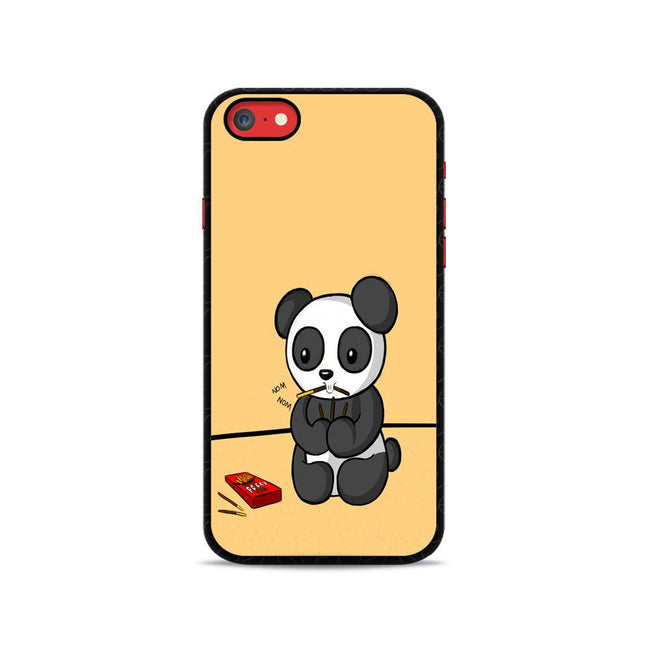 Yellow Panda Cartoon iPhone SE 2020 2D Case - XPERFACE
